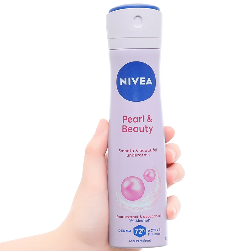 Xịt khử mùi Nivea Pearl & Beauty khử mùi, ngăn mồ hôi 72h chai 150ml - 6